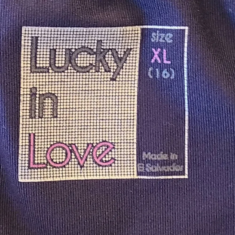 Lucky In Love Womens Navy Blue Ruffled Tennis Skort XL
